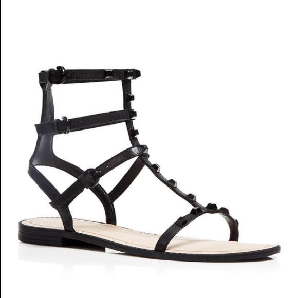 rebecca minkoff black sandals